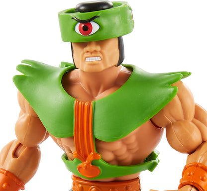Masters of the Universe Origins Action Figure, Tri-Klops Collectible, MOTU Evil 3-Eyed Villain, 16 Posable Joints, 5.5 Inch with Accessories, HYD33