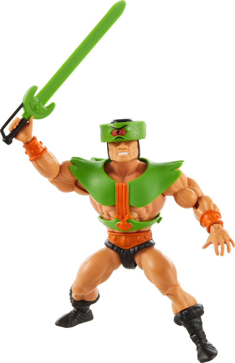 Masters of the Universe Origins Action Figure, Tri-Klops Collectible, MOTU Evil 3-Eyed Villain, 16 Posable Joints, 5.5 Inch with Accessories, HYD33