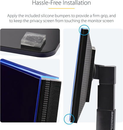 StarTech.com Filtro de Privacidad 16:9 para Monitor de 24" - Colgante - Protector Acrílico de Pantalla - +/- 30°