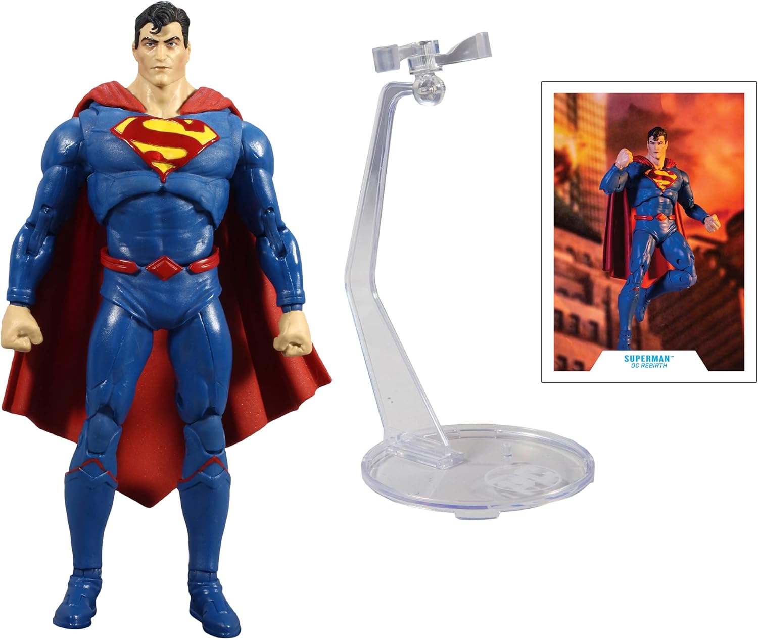 Lansay DC Multiverse - Superman Rebirth - Collectible Figure & Accessories - Comics Characters - Ages 12 and Above