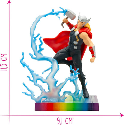 Bullyland Thor by the Marvel Avengers, perfect as a toy figure, decoration and small gift for children aged 3 and up, collectors, detailed collectible figure of 11.5 cm for Kidults 11333