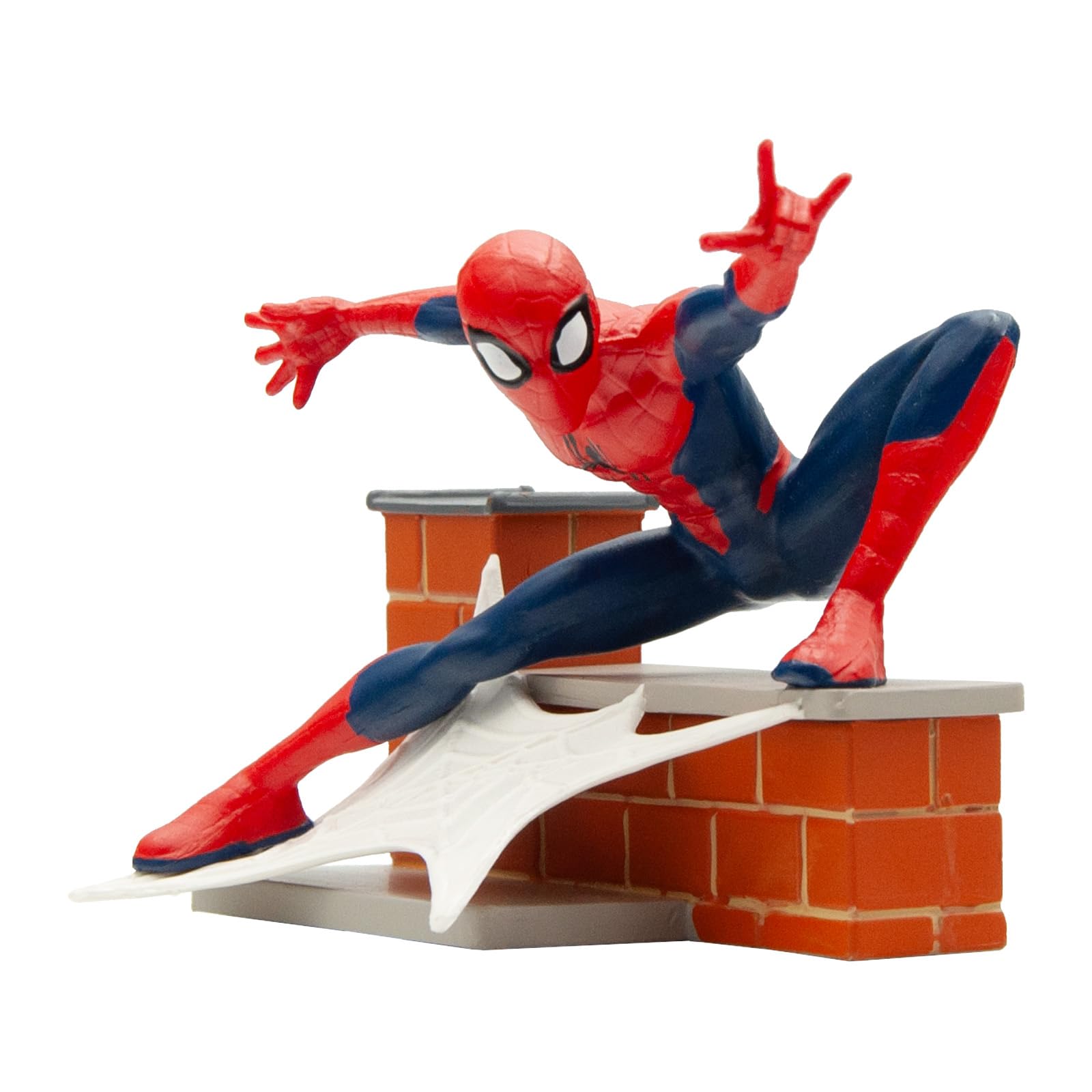Bullyland Spider-Man from the Marvel Spider-Verse, perfect as a toy figure, decoration and small gift for kids ages 3+ and collectors, detailed collectible figure of 7