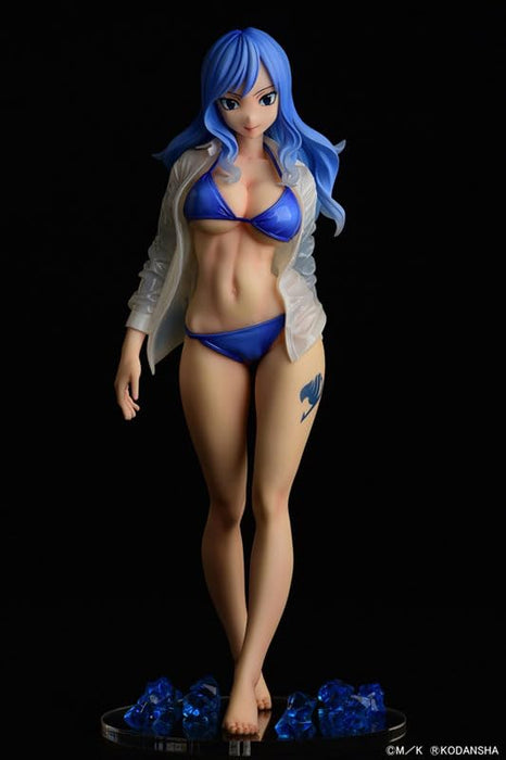 Orcatoys Fairy Tail: Jubia Lokser Grabado Estilo Wet Shirt Figura PVC Escala 1:7