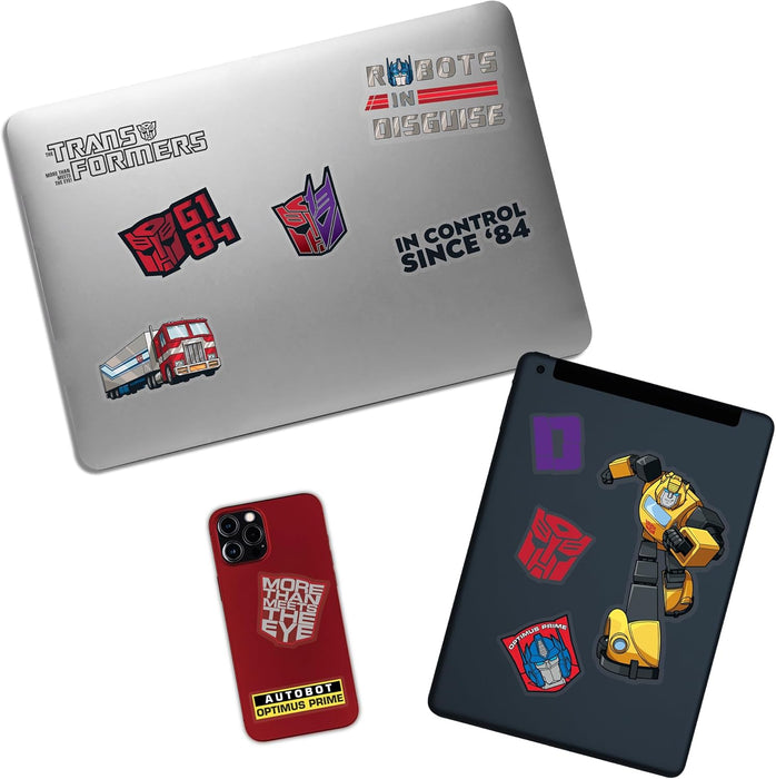 Transformers Sticker Set, Over 50 Stickers in Optimus Prime & Co. Design, Offizielles Merch