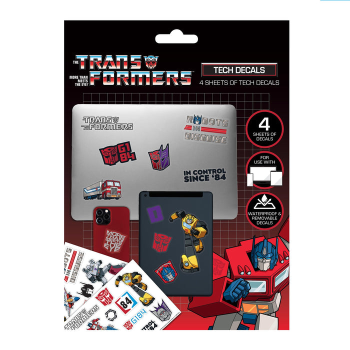 Transformers Sticker Set, Over 50 Stickers in Optimus Prime & Co. Design, Offizielles Merch