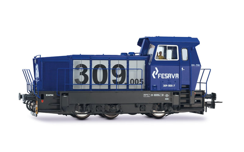 Electrotren HE2028 FESAVA, diesel locomotive 309, blue/grey, ep. VI Diesel Locomotive