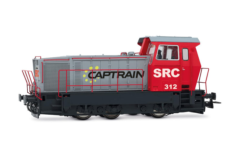 Electrotren HE2029 SRC, diesel locomotive class 312, "Captrain red-grey livery, ep. VI Diesel Locomotive