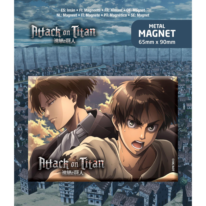 Magnet Attack on Titan: Eren and Levi