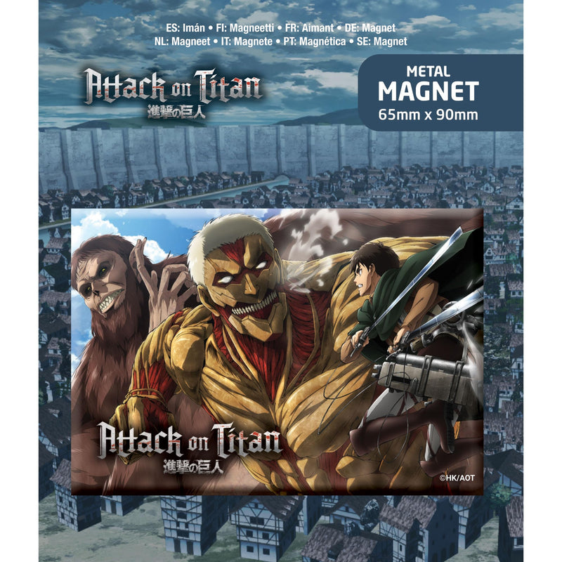 Popbuddies - Attack on Titan: Eren Attack - Fridge Magnet - 6 x 9 cm - Original & Licensed