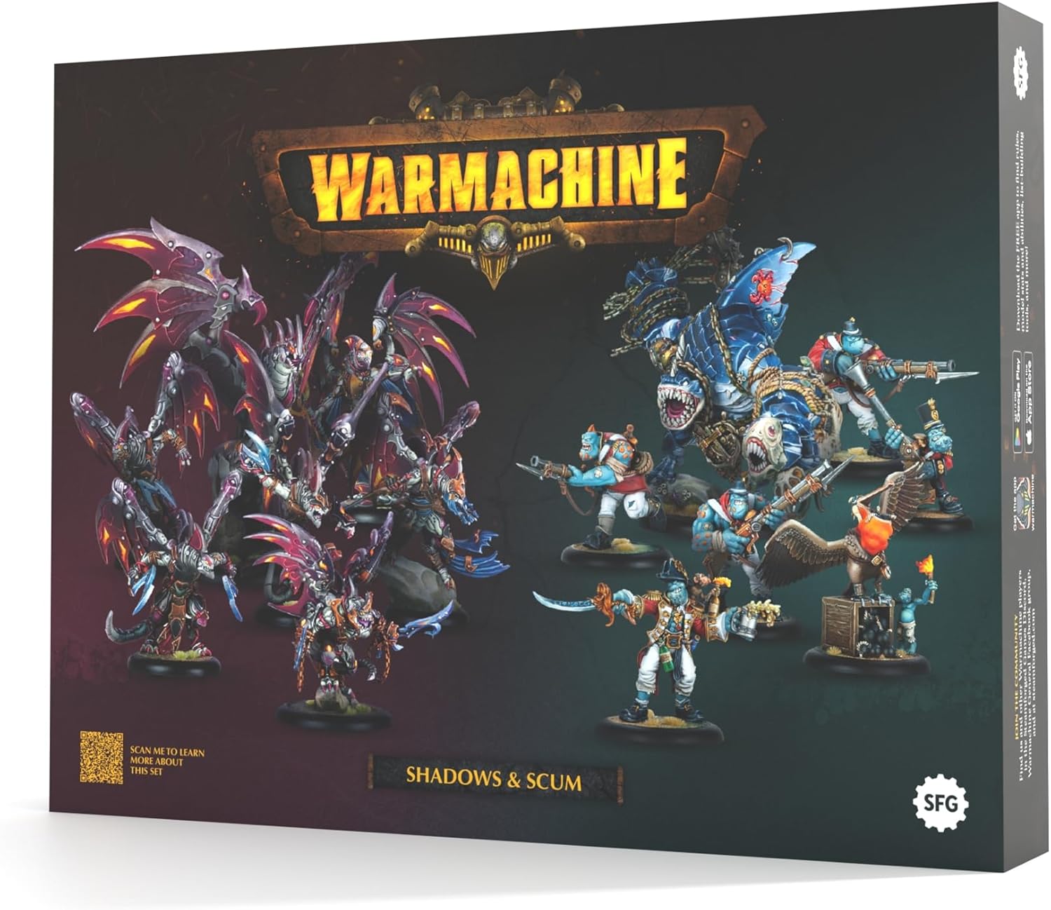 Steamforged Games Warmachine: Shadows and Scum Two Player Set