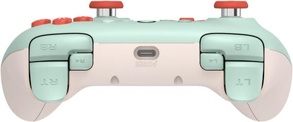 8Bitdo Ultimate 2C Wired Controller for Windows PC and Android, with 1000Hz Polling Rate, Hall Effect Joysticks and Hall Triggers, and Remappable L4/R4 Bumpers (Mint