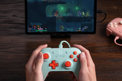 8Bitdo Ultimate 2C Wired Controller for Windows PC and Android, with 1000Hz Polling Rate, Hall Effect Joysticks and Hall Triggers, and Remappable L4/R4 Bumpers (Mint