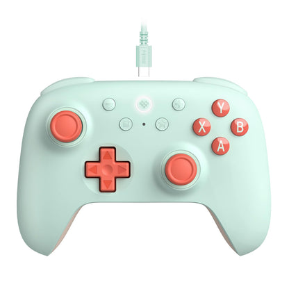 8Bitdo Ultimate 2C Wired Controller for Windows PC and Android, with 1000Hz Polling Rate, Hall Effect Joysticks and Hall Triggers, and Remappable L4/R4 Bumpers (Mint