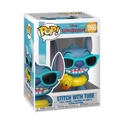 Lilo & Stitch Stitch with Tube vinylfiguur 1565 Funko Pop! standaard