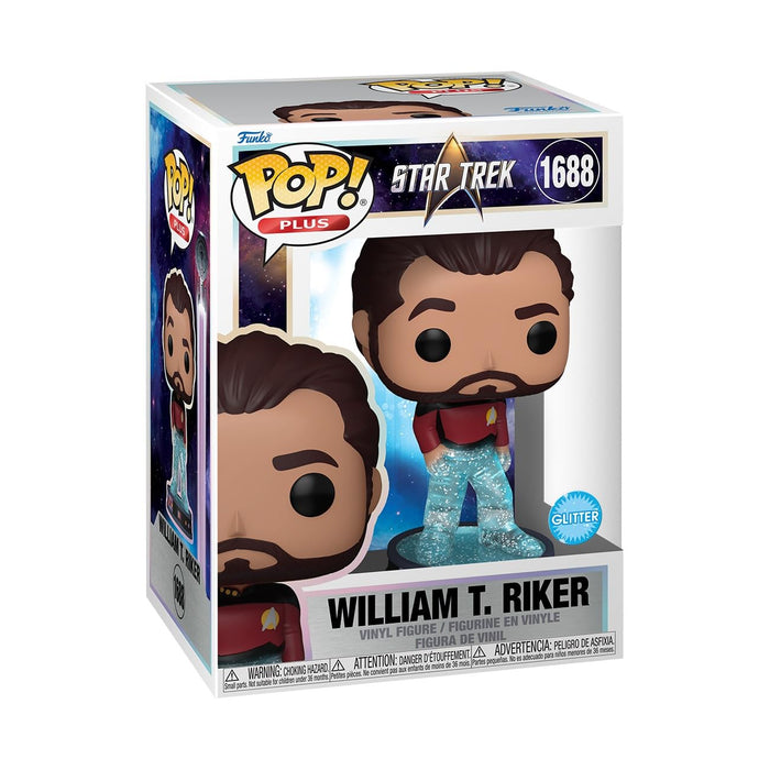 Funko POP! Plus: ST Transporter - William T. Riker - Star Trek Generations - Collectable Vinyl Figure - Gift Idea - Official Merchandise - Toys for Kids & Adults - Movies Fans