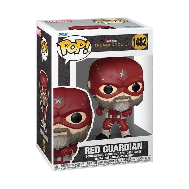 Funko Pop! Marvel: Thunderbolts - Red Guardian - Figura de Vinilo Coleccionable - Idea de Regalo - Mercancia Oficial - Juguetes para Niños y Adultos - Movies Fans - Muñeco para Coleccionistas