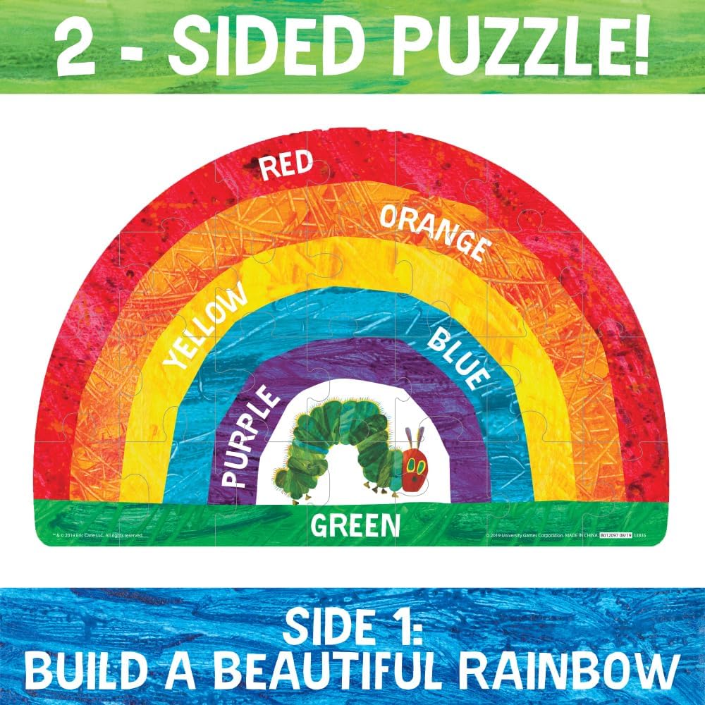 Briarpatch The World of Eric Carle The Very Hungry Caterpillar 2-Sided Floor Puzzle, Grades PreK + (UG-33836