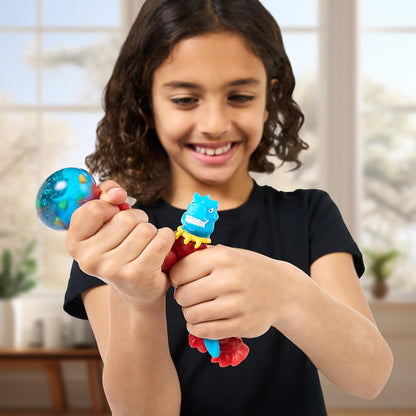 Heroes og GOO JIT Zu Versus Pack - Tyro vs. Rockjaw - Stretch Toy for Children 4+ Years.