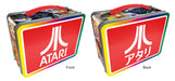AQUARIUS Atari Fun Box - Sturdy Tin Storage Box with Plastic Handle & Embossed Front Cover - Officially Licensed Atari Merchandise & Collectible Gift