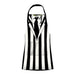 NMR ICUP Beetlejuice 100% Cotton Chef's Apron w/Pockets - One Size Fits Most