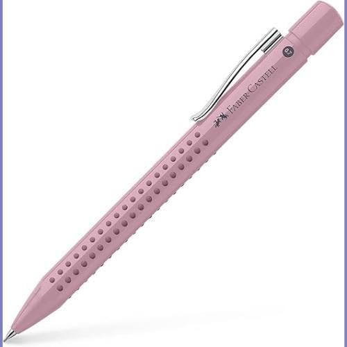 Faber-Castell 231022 - Portamine Grip 2010, spessore 0,7 mm, rosa shadow, 1 pezzo