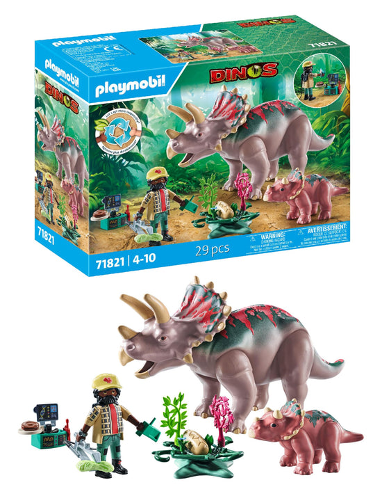 Playmobil - Triceratops Family (71821)