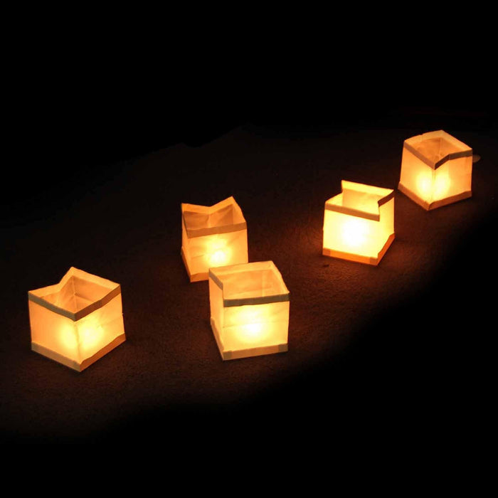 Mad Monkey - Water Lanterns (Pack Of 10) - 11Cm X 11Cm X 11Cm