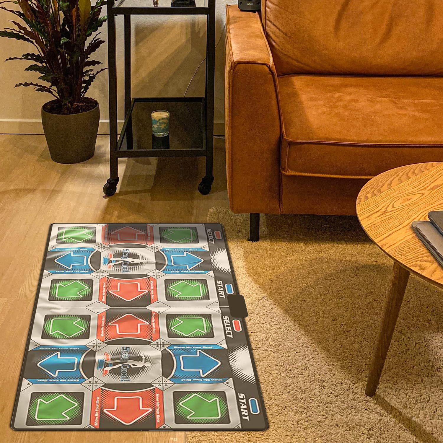 Mad Monkey - Retro Dance Mat For 2 Players (Incl. 110 Songs And 9 Stages)