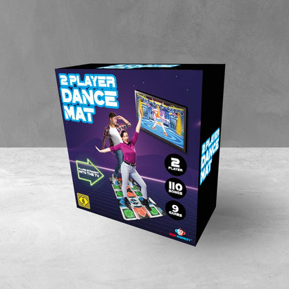 Mad Monkey - Retro Dance Mat For 2 Players (Incl. 110 Songs And 9 Stages)