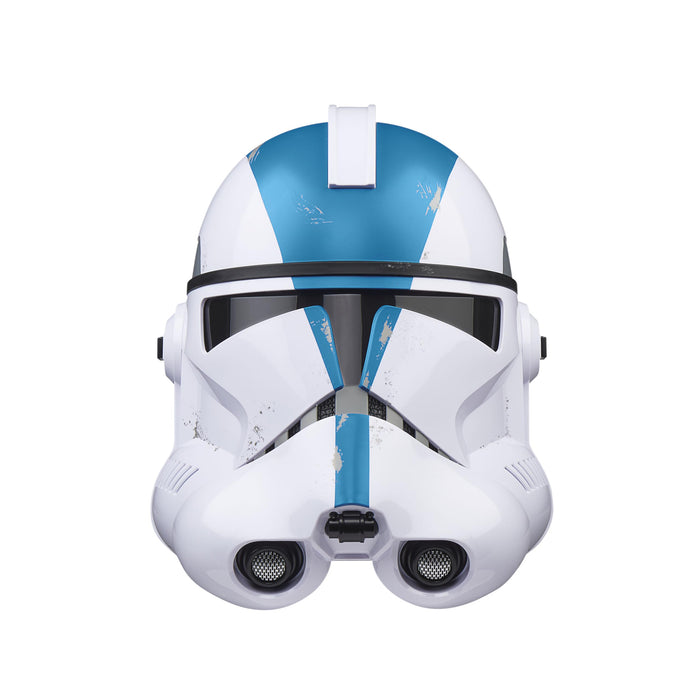Star Wars The Black Series Clone Trooper (501st Legion) Premium Electronic Helmet, Adult Roleplay Item
