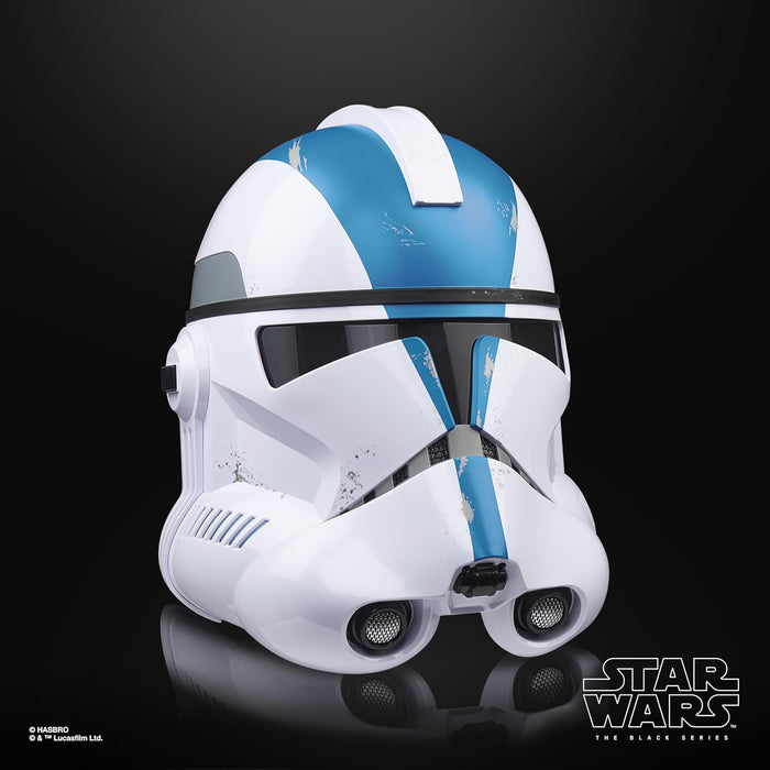 Star Wars The Black Series Clone Trooper (501st Legion) Premium Electronic Helmet, Adult Roleplay Item