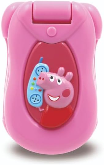 Peppa Pig Flip and Learn Phone - 4 Languages; DK, SE, NO, FI - Lexak for Children 1.5+ Years