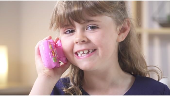 Peppa Pig Flip and Learn Phone - 4 Languages; DK, SE, NO, FI - Lexak for Children 1.5+ Years