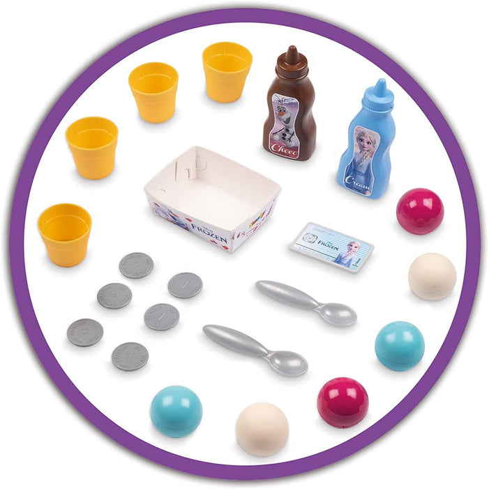 Smoby - Frozen - IJswinkel - Kinderkassa - 22 accessoires + 1 Olaf-figuur