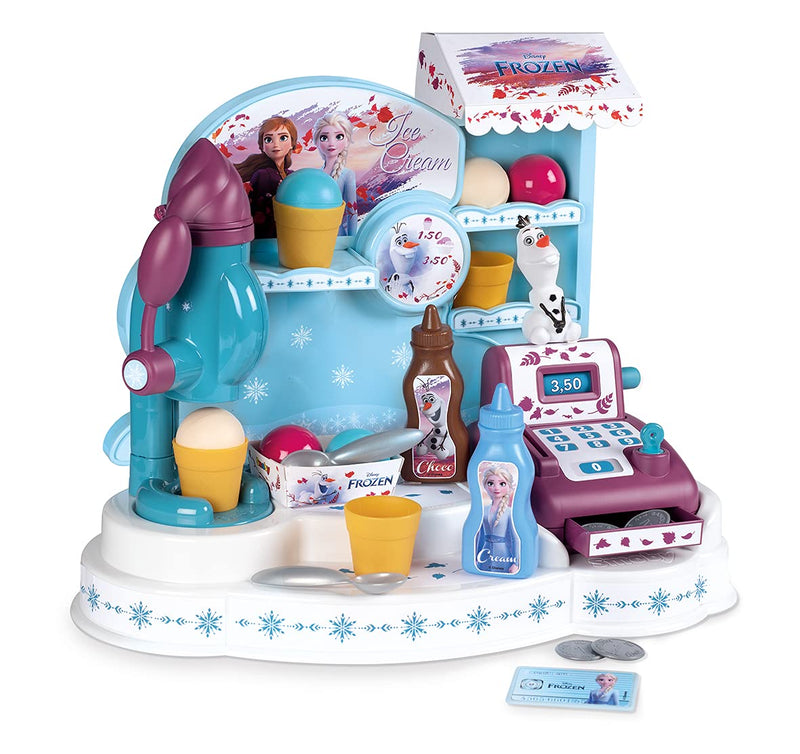 Smoby - Frozen - IJswinkel - Kinderkassa - 22 accessoires + 1 Olaf-figuur