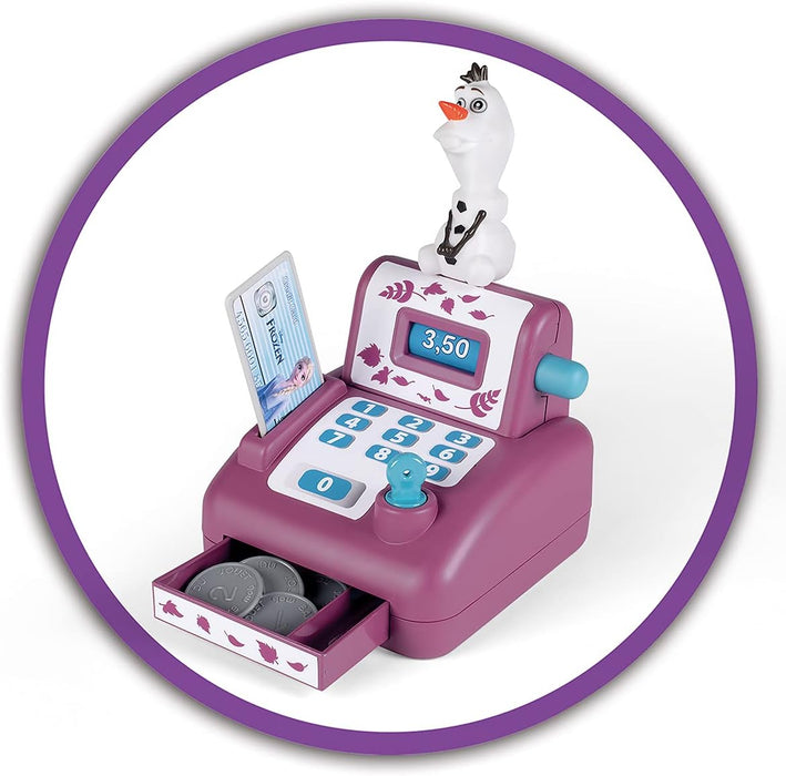 Smoby - Frozen - IJswinkel - Kinderkassa - 22 accessoires + 1 Olaf-figuur