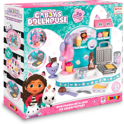 Smoby - Smoby Gabby\`s Poppenhuis Ijs Fabriek 20dlg.