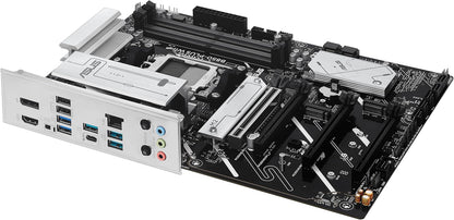 ASUS PRIME B850-PLUS WIFI, AMD ATX Motherboard, 8+2+1 Phase Power, DDR5 Slot, PCIe 5.0, 3 M.2 Slots, Wi-Fi 6E, Ethernet Realtek 2.5Gb, DisplayPort, HDMI, USB-A and USB-C 10Gbps, Aura Sync