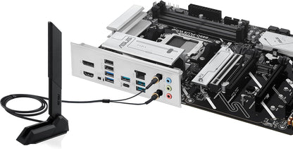 ASUS PRIME B850-PLUS WIFI, AMD ATX Motherboard, 8+2+1 Phase Power, DDR5 Slot, PCIe 5.0, 3 M.2 Slots, Wi-Fi 6E, Ethernet Realtek 2.5Gb, DisplayPort, HDMI, USB-A and USB-C 10Gbps, Aura Sync