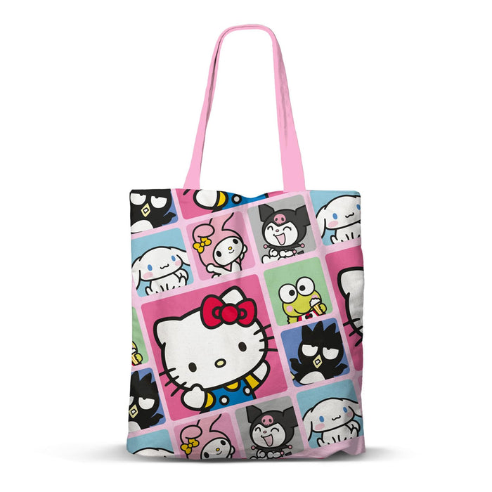 Karactermania Sanrio Hello Kitty Panels-FAN Shopping Bag, Multicolour, 33 x 40 cm
