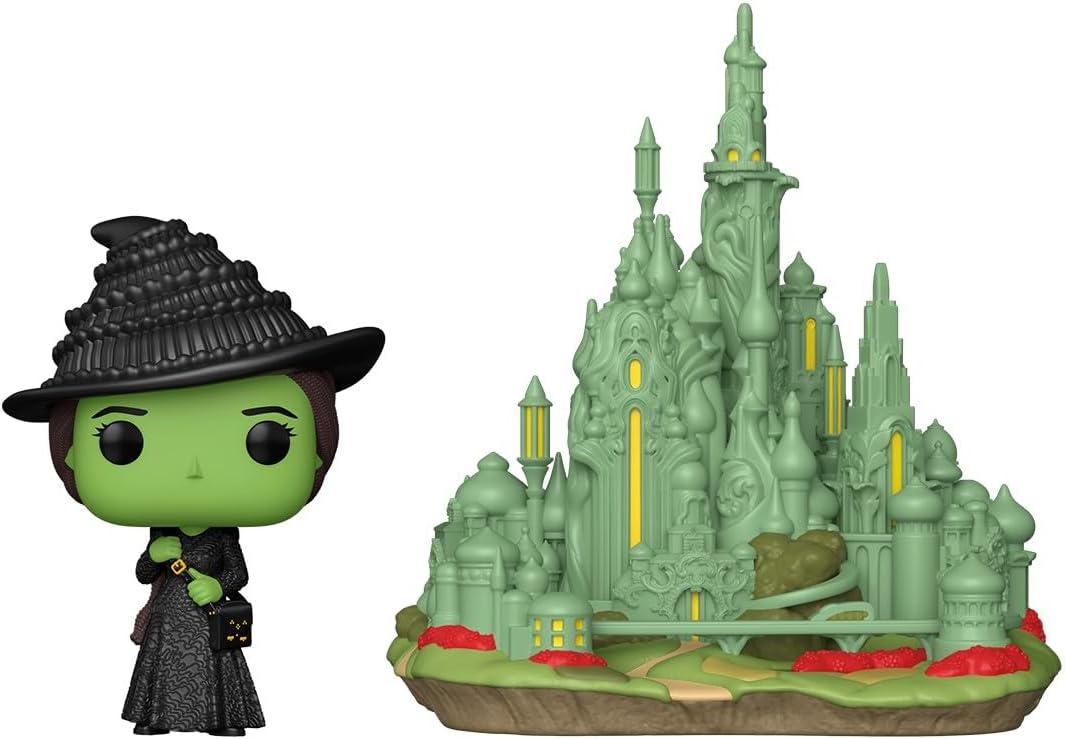 Funko Pop! Town: Wicked - Elphaba with The Emerald City - Figura de Vinilo Coleccionable - Idea de Regalo - Mercancia Oficial - Juguetes para Niños y Adultos - Movies Fans - Muñeco para Coleccionistas