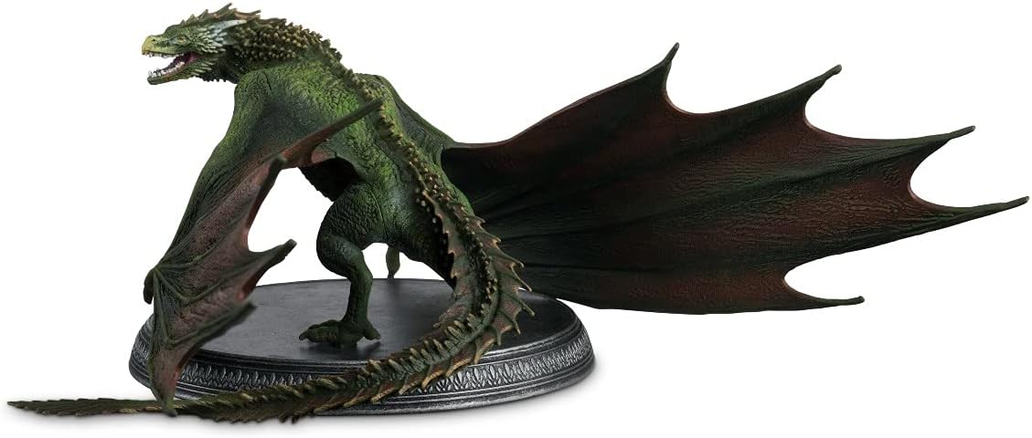 Eaglemoss Collections Game of Thrones - Rhaegal Dragon Model - Game of Thrones Official Models by