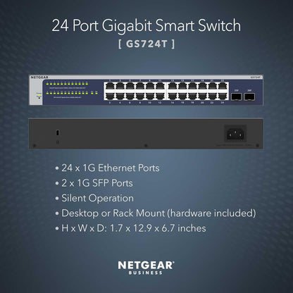 Switch Netgear Gs724T-600Eus