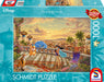 Schmidt Spiele 58032 Thomas Kinkade Disney Jasmine Dancing in the Desert Sunlight Jigsaw Puzzle 1000 Pieces Cardboard Multi-Coloured