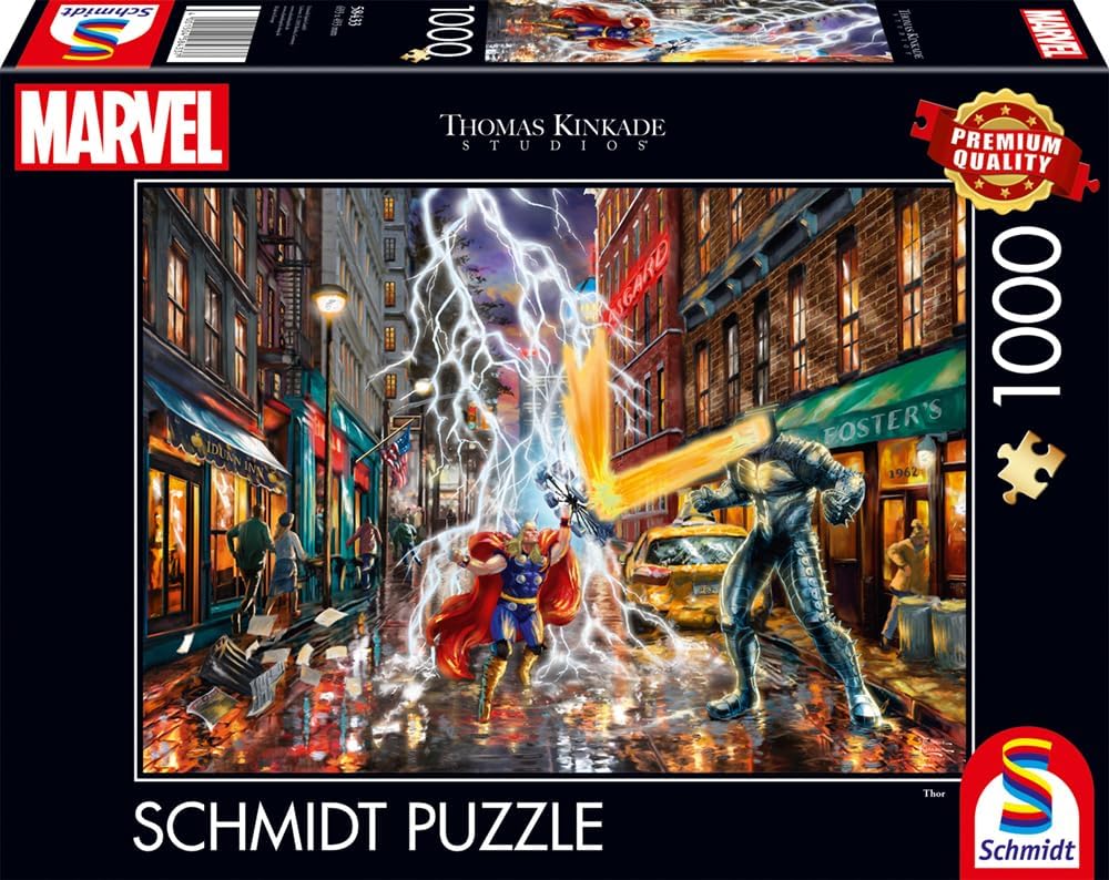 Schmidt - Thomas Kinkade: Marvel - Thor (1000 Pieces)