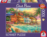 Schmidt Spiele 58555 Chuck Pinson Island Time Jigsaw Puzzle 1000 Pieces, Multi-Colour