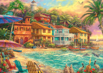 Schmidt Spiele 58555 Chuck Pinson Island Time Jigsaw Puzzle 1000 Pieces, Multi-Colour