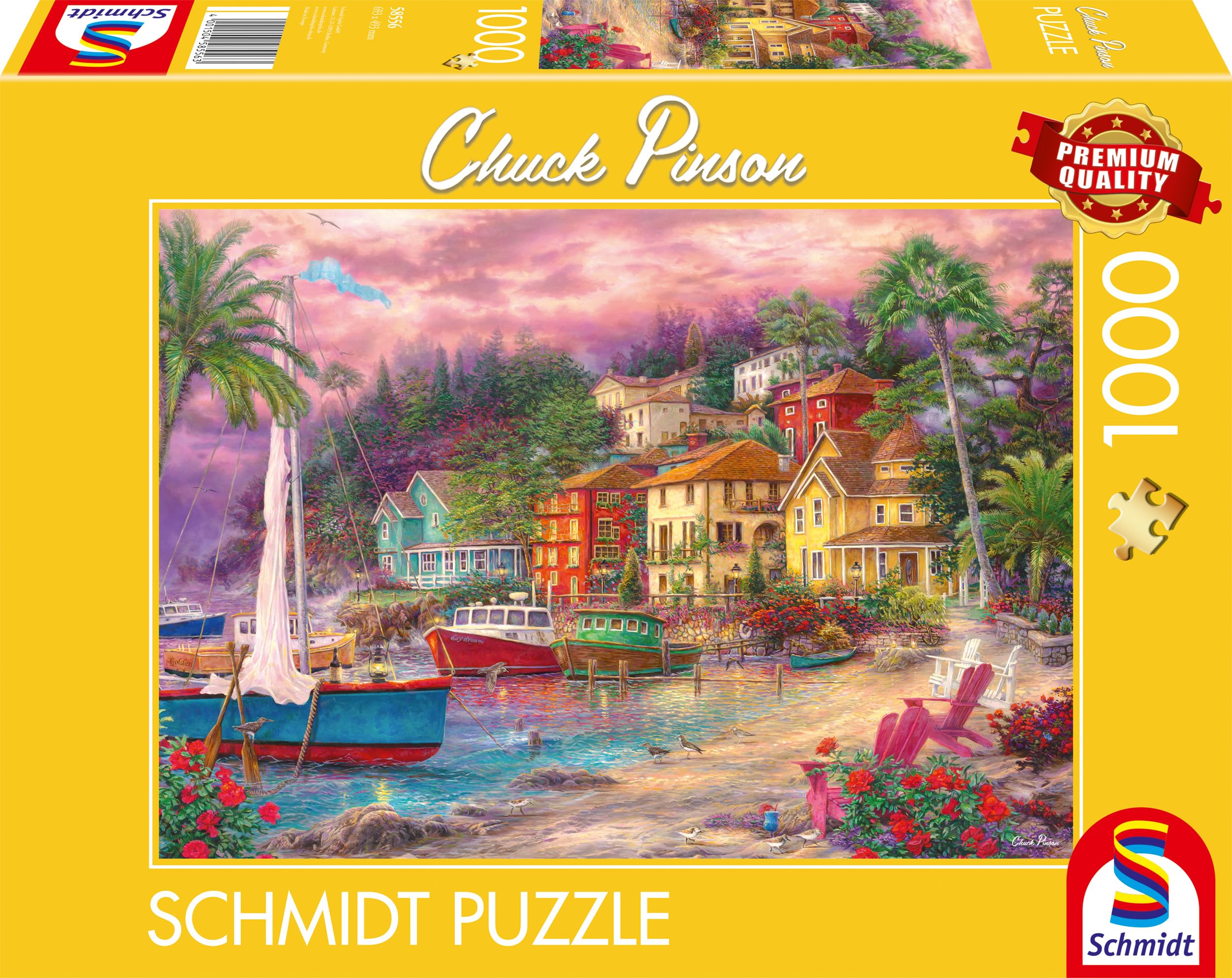 Schmidt Spiele 58556 Chuck Pinson Coastal Magic Jigsaw Puzzle 1000 Pieces, Multi-Colour