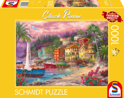 Schmidt Spiele 58556 Chuck Pinson Coastal Magic Jigsaw Puzzle 1000 Pieces, Multi-Colour