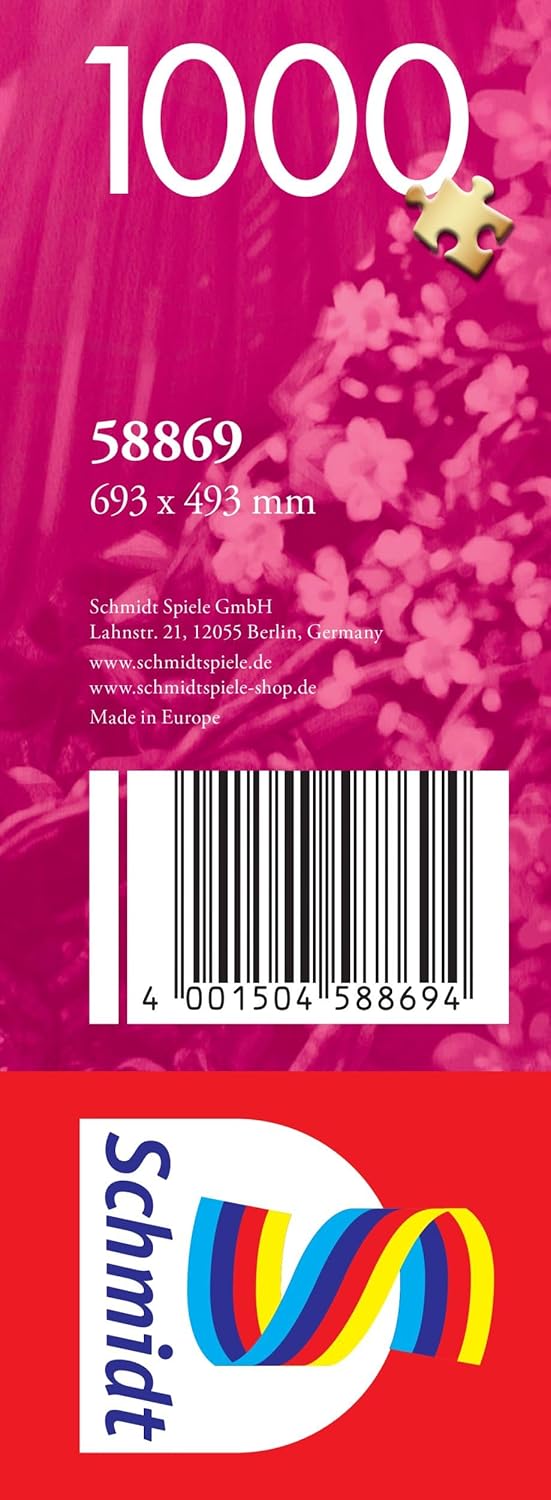 Schmidt Spiele 58869-Puzzle (1000 Piezas), diseño de colibríes, Multicolor (58869